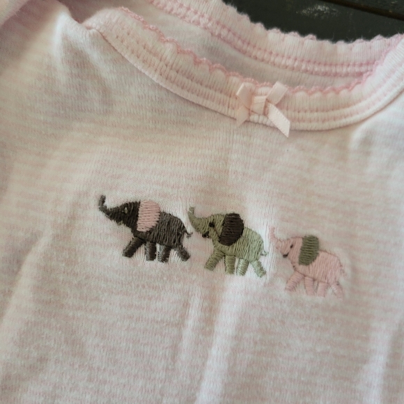 Carter's Gerber Baby Girl Long Sleeve Sleep Dress Sack Lot Bundle Elephant Sheep - Picture 7 of 8